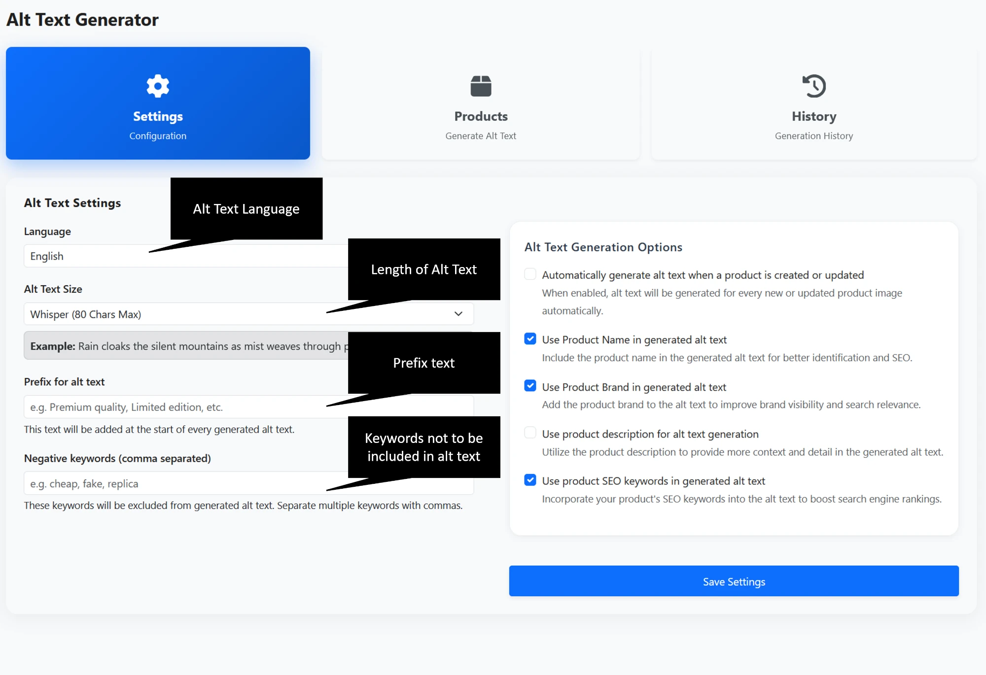 BigCommerce Bulk SEO Optimizer App showing SEO issues and solutions